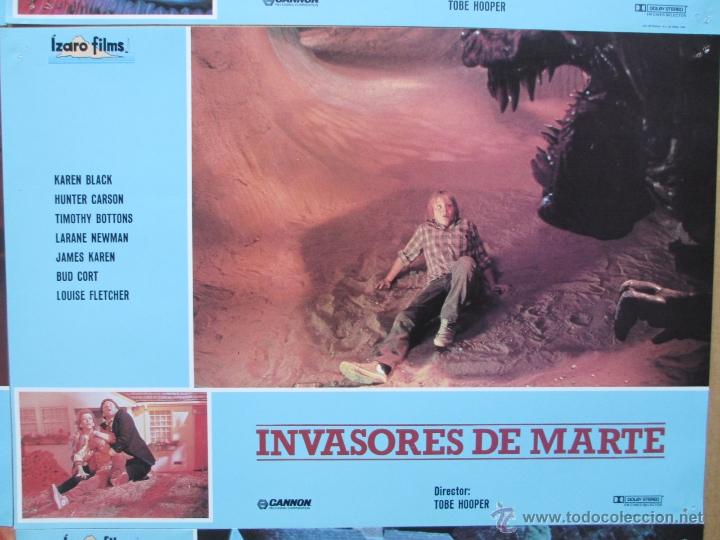 Cinema: INVASORES DE MARTE, KAREN BLACK, HUNTER CARSON, 1986, 12 FOTOCROMOS, F378