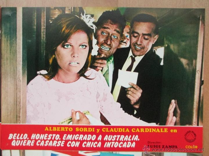 Cinema: BELLO, HONESTO, EMIGRADO A AUSTRALIA, QUIERE CASARSE CON CHICA INTOCADA, 12 FOTOCROMOS, F390
