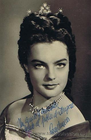 Cine: FOTOGRAFIA DE ROMY SCHNEIDER CON DEDICATORIA AUTOGRAFA ORIGINAL. 9x14. Fotograf&iacute;a. Dedicatoria autog
