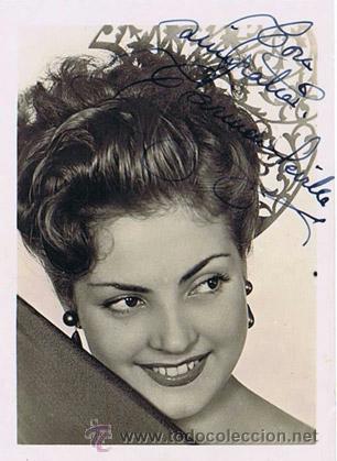 Cine: FOTOGRAFIA DE CARMEN SEVILLA CON DEDICATORIA AUTOGRAFA ORIGINAL. 9x12. Fotograf&iacute;a. Dedicatoria autog