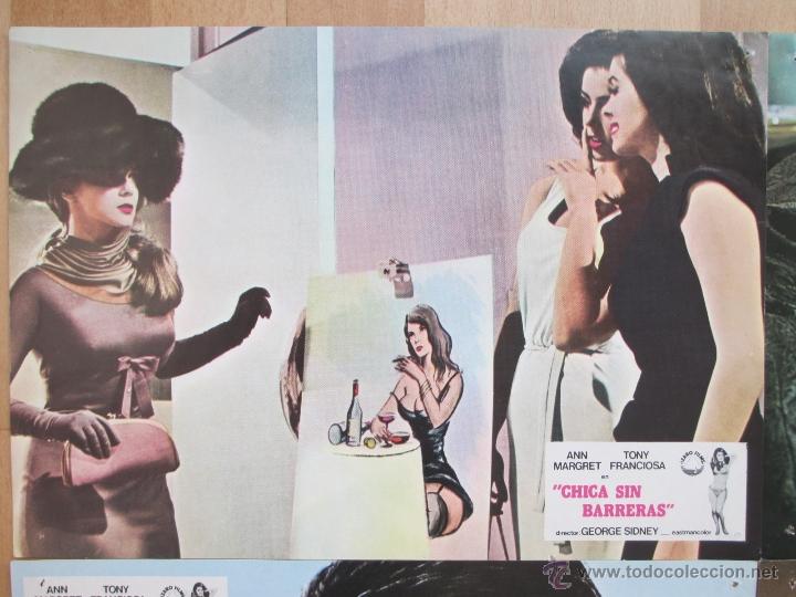 Cinema: CHICA SIN BARRERAS, ANN MARGRET, TONY FRANCIOSA, 12 FOTOCROMOS, F438