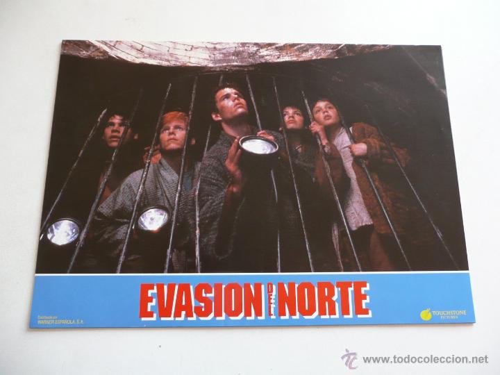 Cinema: Evasi&oacute;n del norte (Ferdinand Faifax, 1988) 12 fotocromos (Edward Albert, Charles Haid, Kevin Dillon)
