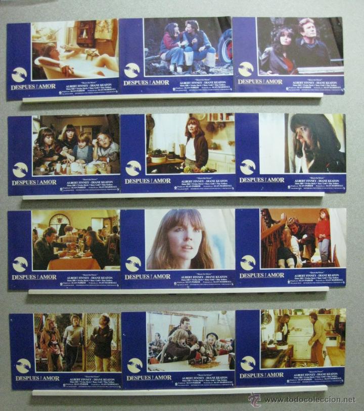 Cine: SET COMPLETO 12 FOTOCROMOS - DESPUES DEL AMOR, ALBERT FINNEY, DIANE KEATON