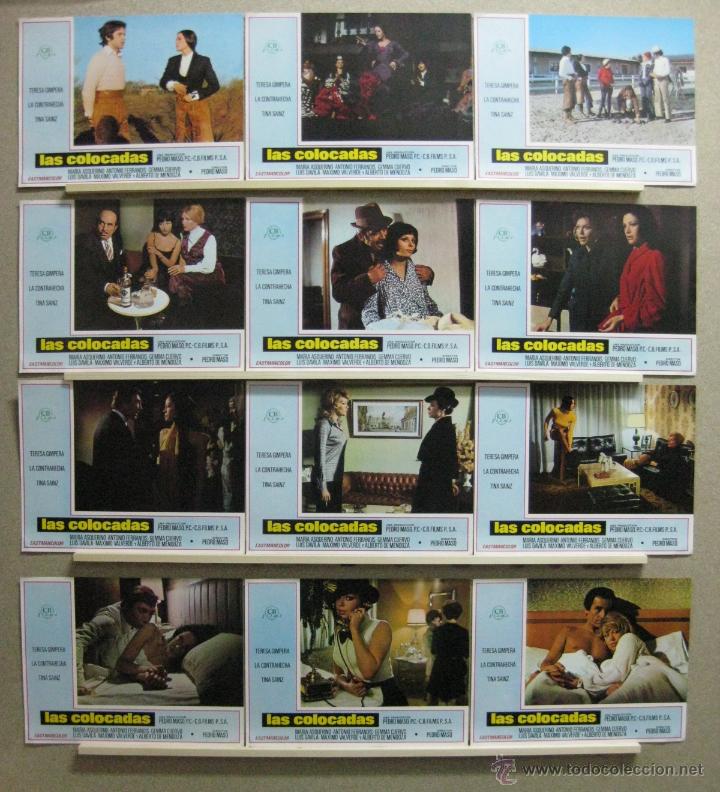 Cinema: LAS COLOCADAS - TERESA GIMPERA, LA CONTRAHECHA, TINA SAINZ - SET COMPLETO 12 FOTOCROMOS