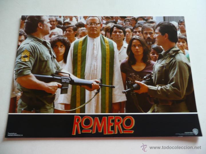 Cine: Romero (John Duigan, 1989) - Set de 12 fotocromos nuevos - Ra&uacute;l Juli&aacute;, Richard Jordan, Ana Alicia