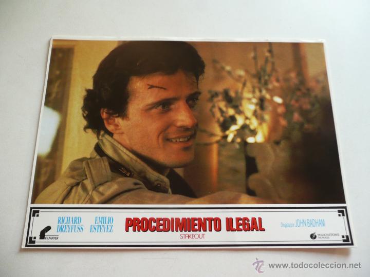 Cine: Procedimiento ilegal (John Badham, 1987) Set de 10 fotocromos (Richard Dreyfuss, Emilio Est&eacute;vez)