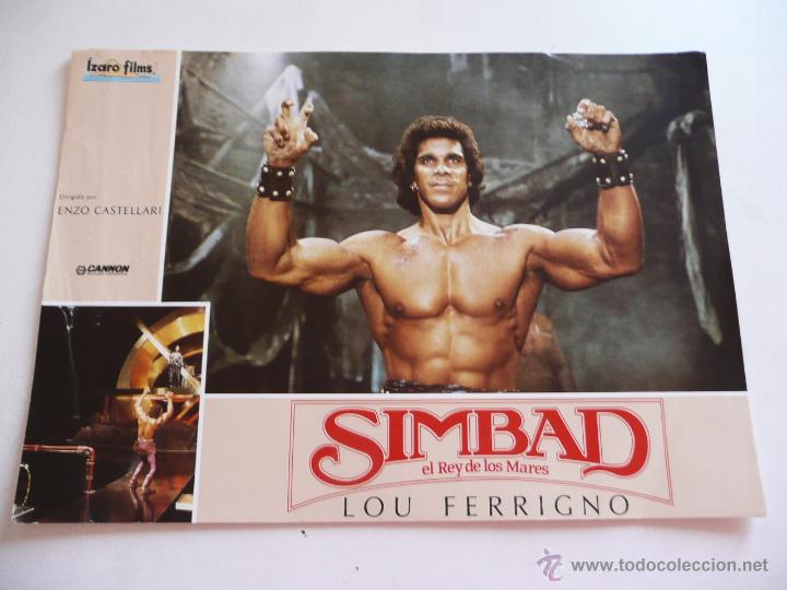 Cine: Simbad, el rey de los mares (Enzo G. Castellari, 1989) 12 fotocromos Lou Ferrigno