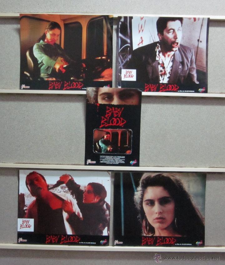 Cinema: BABY BLOOD - UN FILM DE ALAIN ROBAK - SET COMPLETO 5 FOTOCROMOS