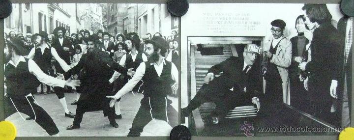 Cinema: F15043 LAS LOCAS AVENTURAS DE RABBI JACOB LOUIS DE FUNES SET 2 FOTOS B/N ORIGINAL ESPA&Ntilde;OLAS