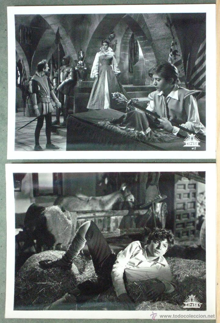 Cine: F15049 JEROMIN JAIME BLANCH SET 2 FOTOS CIFESA B/N ORIGINAL ESPA&Ntilde;OLAS