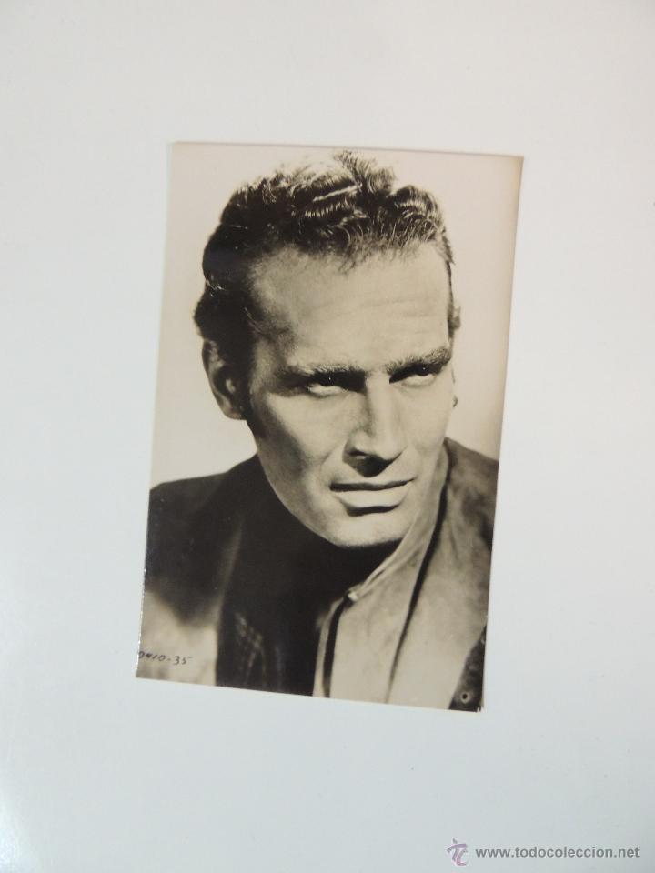 Cine: charlton heston - postal original b/n - n&ordm; 2711