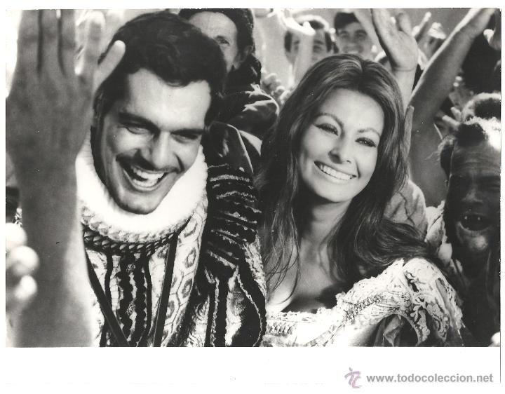 Cine: F15088 SOFIA LOREN OMAR SHARIFF SIEMPRE HAY UNA MUJER FOTO B/N ORIGINAL ESPA&Ntilde;OLA