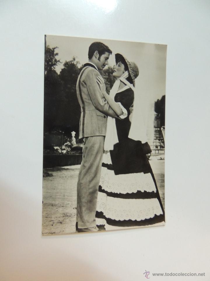 Cine: paquita rico vicente parra - postal b/n - archivo bermejo n&ordm; 6595 donde vas alfonso xii 12