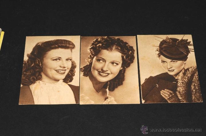 Cinema: FOTOGRAFIAS DE ACTRICES CON PROPAGANDA CALZADOS COLOM AL REVERSO