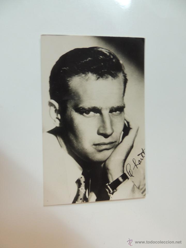 Cine: charlton heston - postal b/n -  n&ordm; 2604