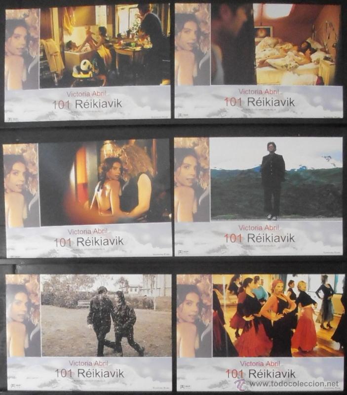 Cine: (929) 101 REIKIAVIK,VICTORIA ABRIL,12 FOTOCROMOS,VER FOTOS
