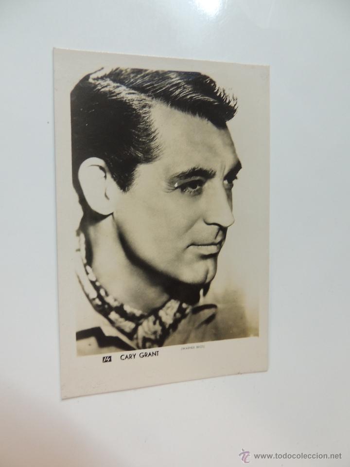 Cine: cary grant -postal b/n - n&ordm; 14  destino a tokio warner bros