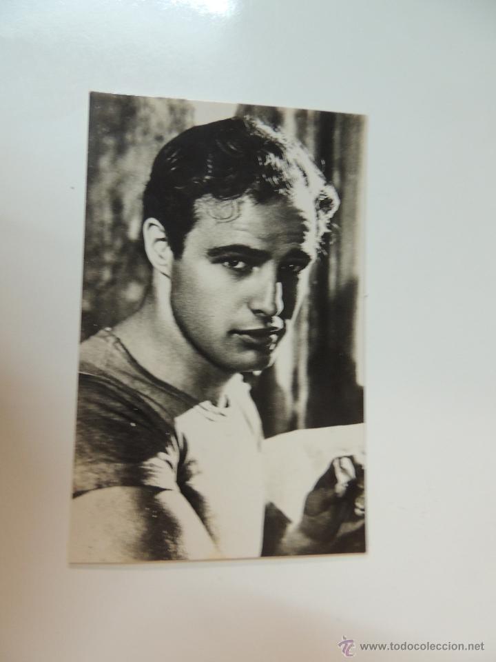 Cine: marlon brando - postal b/n - col. f.a.g.  un tranvia llamado deseo