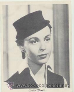 Cin&eacute;ma: Cromo (11X8,5)  Claire Bloom en Candilejas.