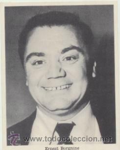Cin&eacute;ma: Cromo (11X8,5)  Ernest Borgnine en Marty.