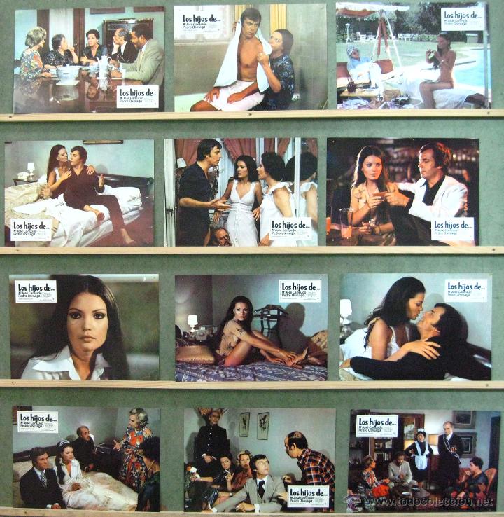 Kino: VK76 LOS HIJOS DE... MARIA JOSE CANTUDO PEDRO OSINAGA SET COMPLETO 12 FOTOCROMOS ORIGINAL ESTRENO