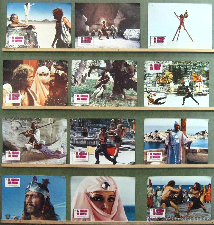 Cine: VK96 EL CIRCULO DE HIERRO CARRADINE WALLACH LEE SET COMPLETO 12 FOTOCROMOS ORIGINAL ESTRENO