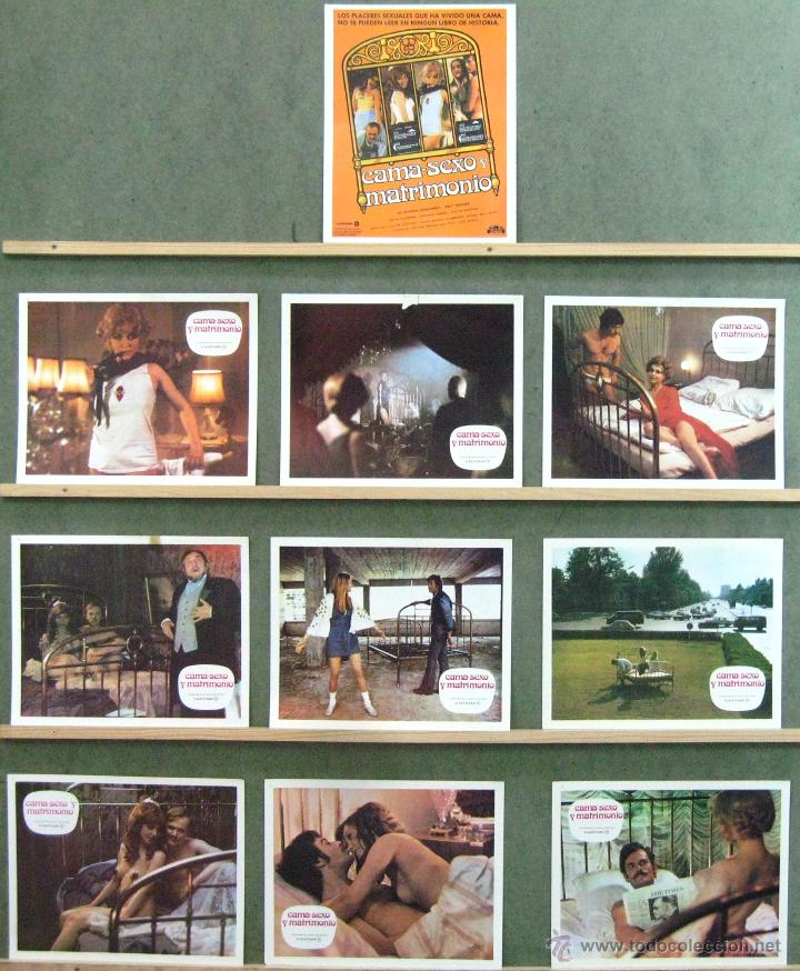 Kino: VL02 CAMA SEXO Y MATRIMONIO HEIDRUN HANKAMMER SET COMPLETO 10 FOTOCROMOS ORIGINAL ESTRENO