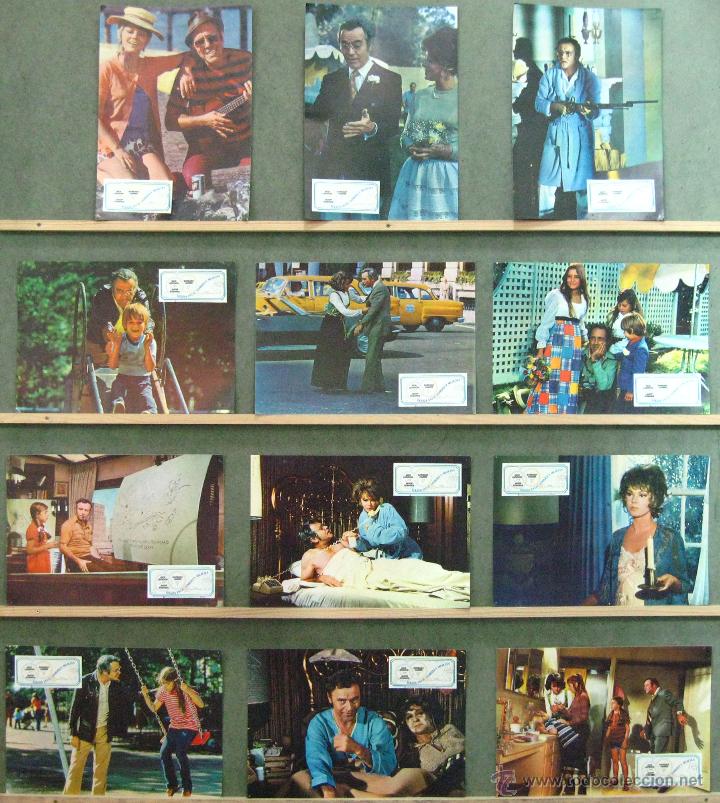 Cinema: VL07 GUERRA ENTRE HOMBRES Y MUJERES JACK LEMMON SET COMPLETO 12 FOTOCROMOS ORIGINAL ESTRENO