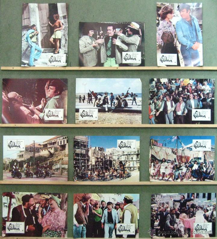 Cinema: VL28 KAZABLAN MENAHEN GOLAN SET COMPLETO 12 FOTOCROMOS ORIGINAL ESTRENO