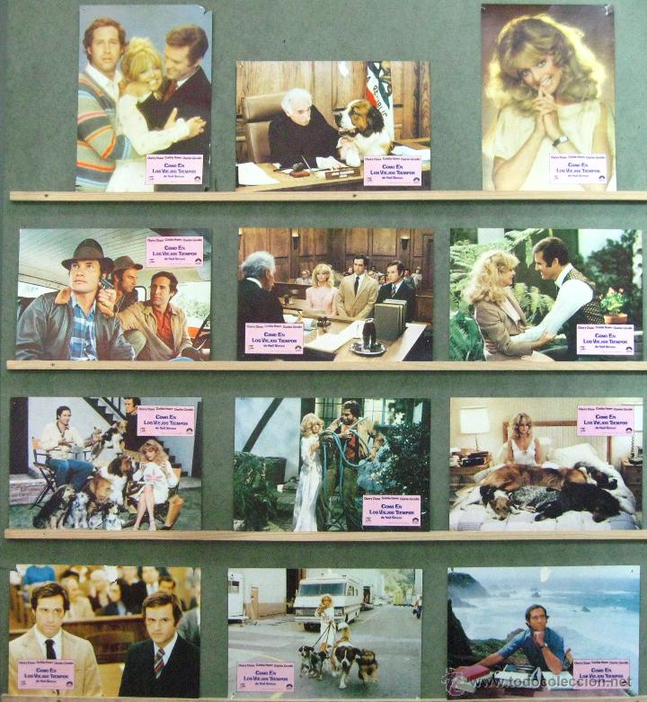 Cinema: VL29 COMO EN LOS VIEJOS TIEMPOS GOLDIE HAWN CHEVY CHASE SET COMPLETO 12 FOTOCROMOS ORIGINAL ESTRENO