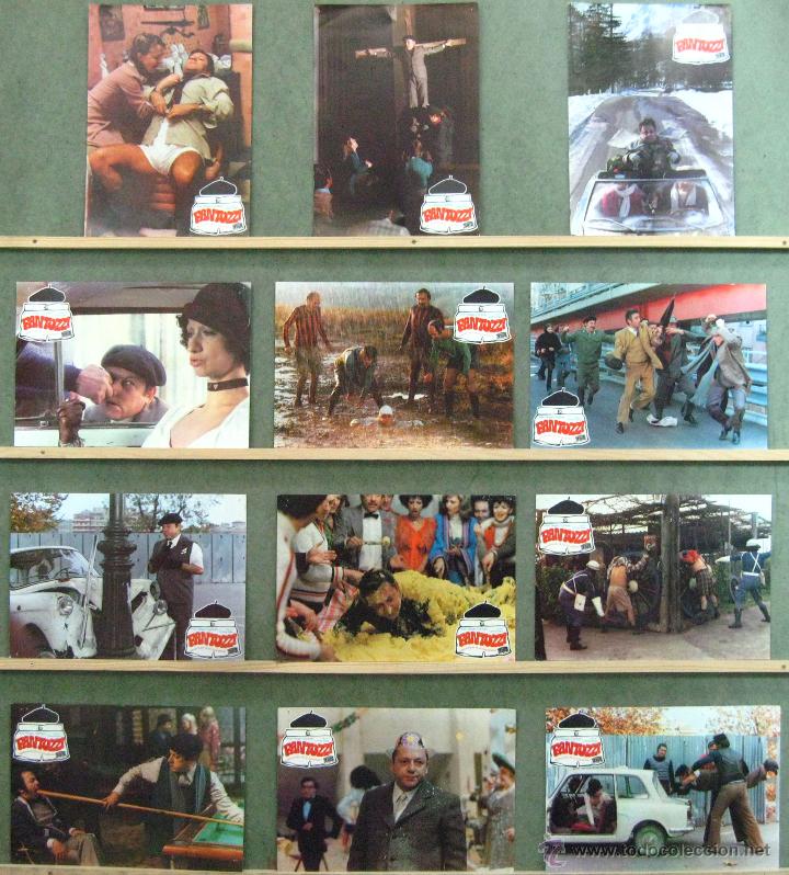 Kino: VL30 FANTOZZI DESVENTURAS DE UN FUNCIONARIO SET COMPLETO 12 FOTOCROMOS ORIGINAL ESTRENO