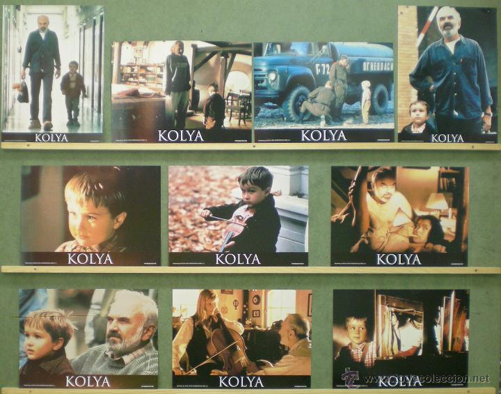 Cinema: VL32 KOLYA JAN SVERAK SET 10 FOTOCROMOS ORIGINAL ESTRENO