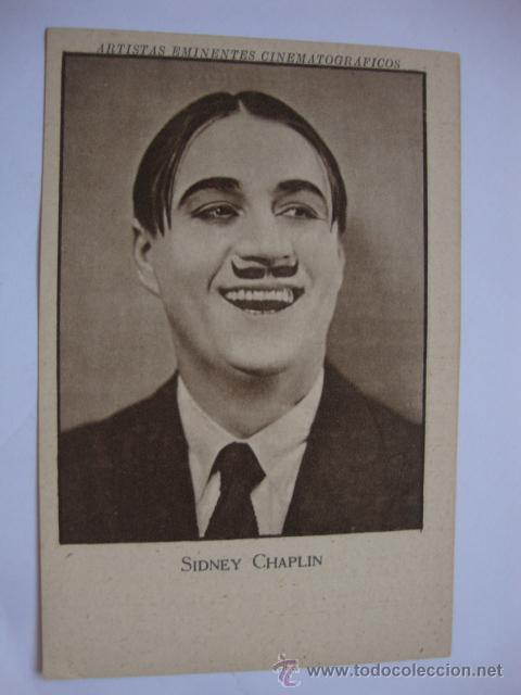 Cine: FOTOCROMO CINE SIDNEY CHAPLIN ARTISTAS EMINENTES CINEMATOGRAFICOS A&Ntilde;OS 20/30 CHOCOLATES JAIME BOIX