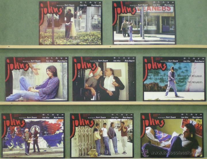 Kino: VL54 JOHNS SCOTT SILVER SET DE 8 FOTOCROMOS ORIGINAL DEL ESTRENO