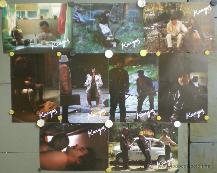 Kino: VL58 KARGUS PATRICIA ADRIANI FRANCISCO ALGORA SET 9 FOTOCROMOS ORIGINAL ESTRENO