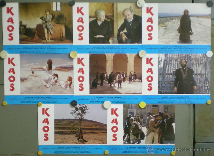 Cine: VL56 KAOS PAOLO y VITTORIO TAVIANI SET DE 8 FOTOCROMOS ORIGINAL ESTRENO