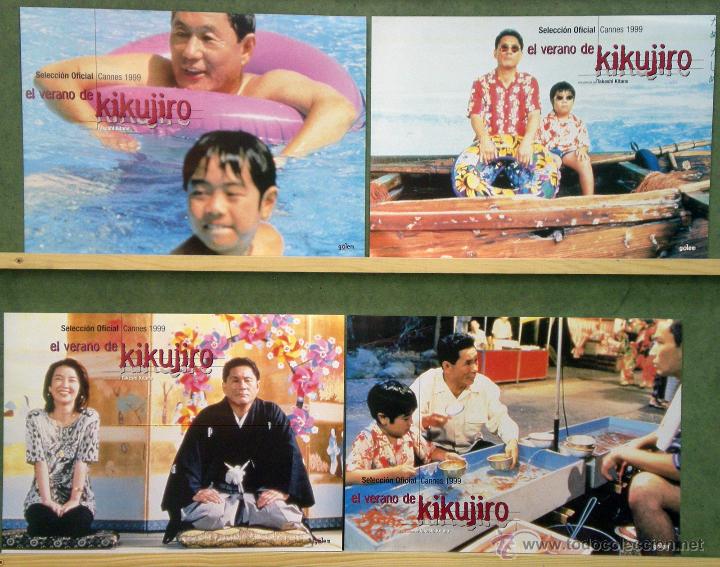 Cin&eacute;ma: VL62 EL VERANO DE KIKUJIRO TAKESHI KITANO SET DE 4 FOTOCROMOS ORIGINAL ESTRENO