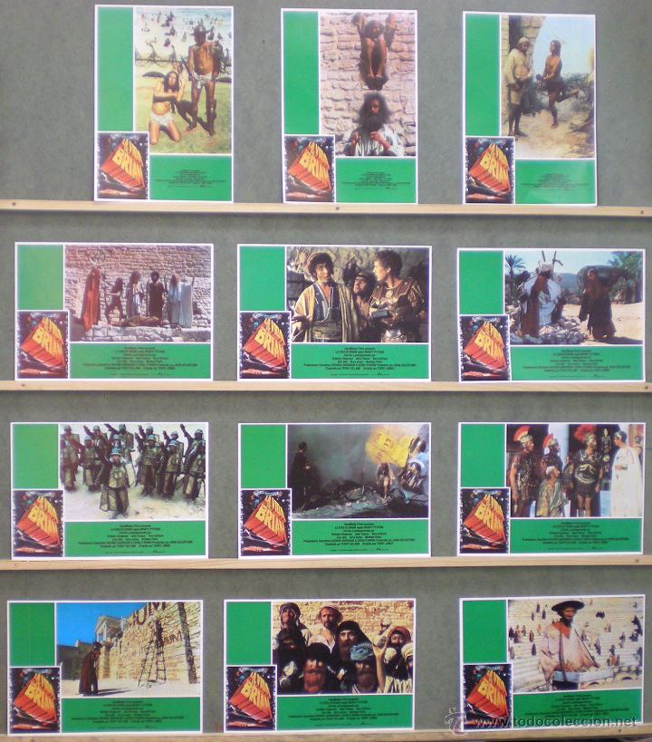 Cine: VL65 LA VIDA DE BRIAN MONTY PYTHON SET COMPLETO 12 FOTOCROMOS ORIGINAL ESPA&Ntilde;OL