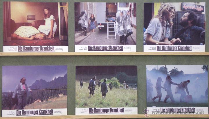 Cin&eacute;ma: VL77 EPIDEMIA EN HAMBURGO PETER FLEISCHMANN SET 6 FOTOCROMOS ORIGINAL ALEMAN