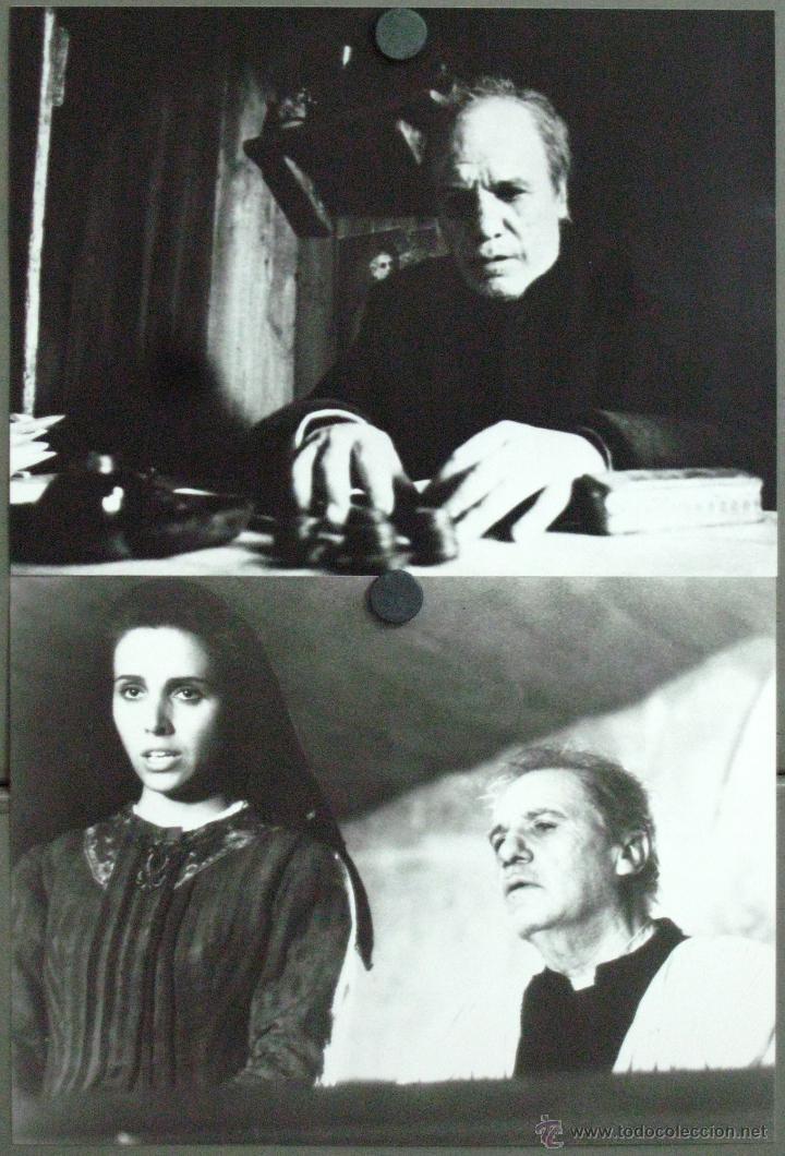Cine: F15318 DIVINAS PALABRAS ANA BELEN FRANCISCO RABAL 2 FOTOS B/N ORIGINALES ESPA&Ntilde;OLAS