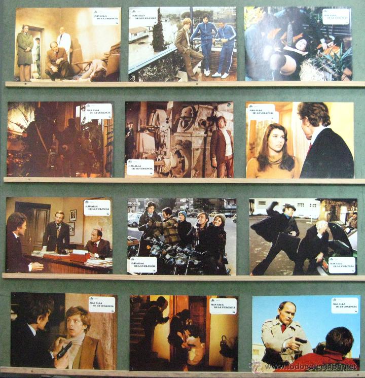 Cinema: VL92 MAS ALLA DE LA VIOLENCIA ANTHONY STEFFEN COMPLETO 12 FOTOCROMOS ORIGINAL ESTRENO