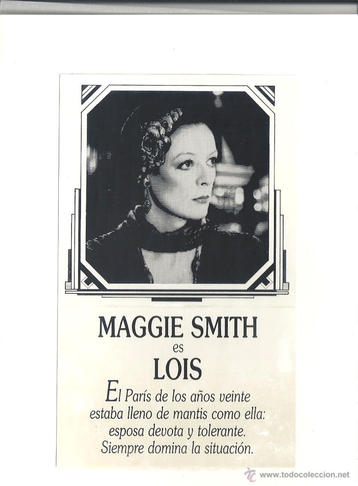 Cinema: F15329 QUARTET MAGGIE SMITH JAMES IVORY MAQUETA FOTOMONTAJE ORIGINAL