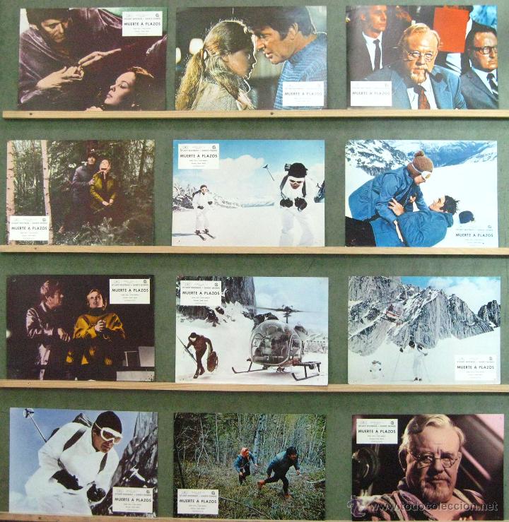 Cinema: VM15 MUERTE A PLAZOS STUART WHITMAN SANDY DENNIS SET COMPLETO 12 FOTOCROMOS ORIGINAL ESTRENO