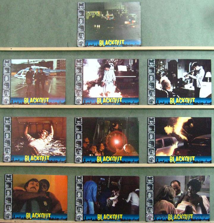 Cinema: VM18 APAGON EN NUEVA YORK BLACKOUT SET 10 FOTOCROMOS ORIGINAL ESTRENO