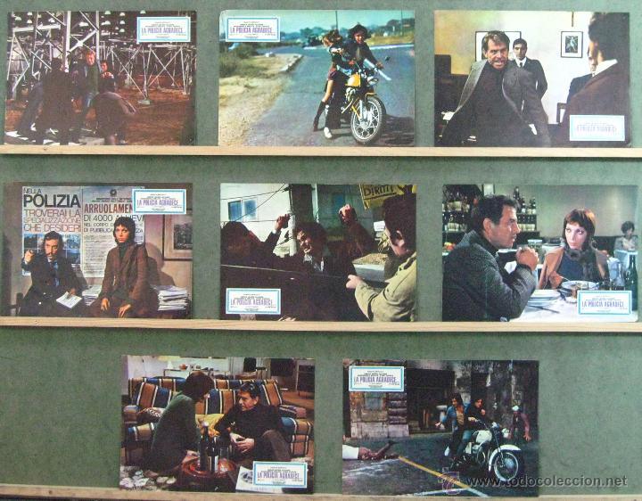 Cinema: VM20 LA POLICIA AGRADECE ENRICO MARIA SALERNO SET 8 FOTOCROMOS ORIGINAL ESTRENO