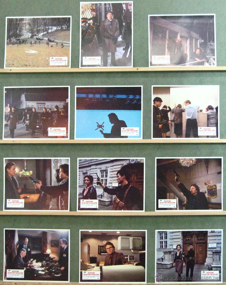 Cine: VM23 SERVICIOS SECRETOS PARALELOS JOHN SAVAGE SET COMPLETO 12 FOTOCROMOS ORIGINAL ESTRENO