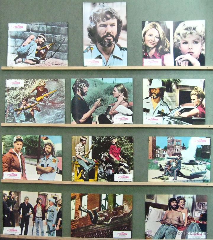 Cinema: VM26 FUERZA DE VIGILANCIA KRIS KHRISTOFFERSON SET COMPLETO 12 FOTOCROMOS ORIGINAL ESTRENO