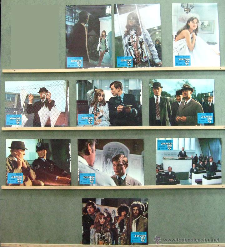 Cinema: VM36 AL OTRO LADO DE LA LEY MICHAEL YORK SUSAN GEORGE SET 10 FOTOCROMOS ORIGINAL ESTRENO