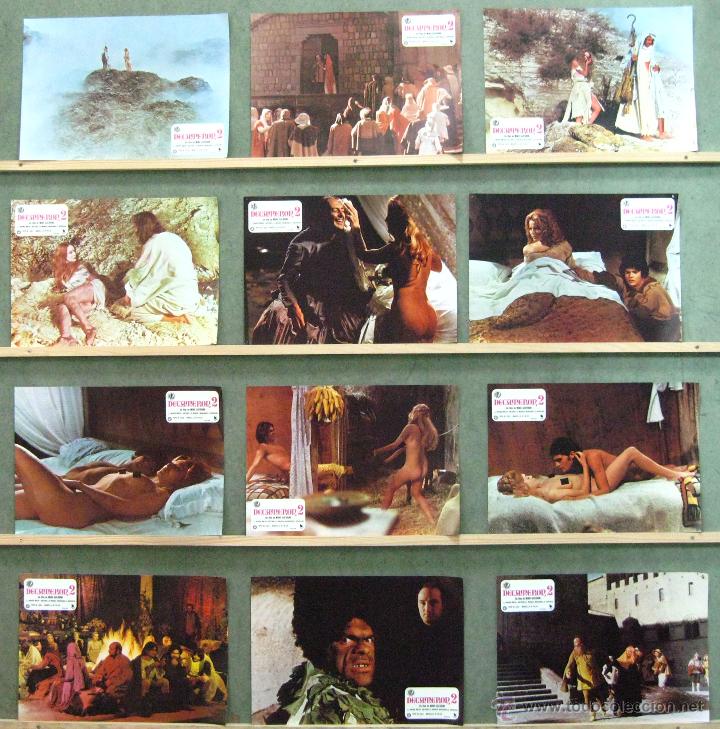 Cine: VM46 DECAMERON 2 LOS OTROS CUENTOS DE BOCCACIO SET COMPLETO 12 FOTOCROMOS ORIGINAL ESTRENO