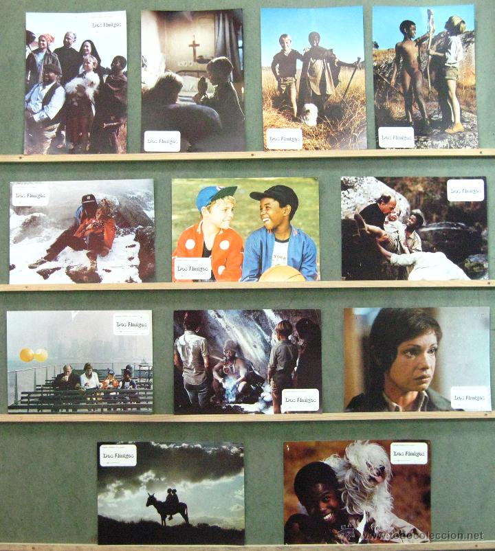 Cinema: VM53 DOS AMIGOS JOSE FERRER KAREN VALENTINE SET COMPLETO 12 FOTOCROMOS ORIGINAL ESTRENO